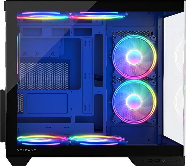 Immagine prodotto Modecom Obudowa Vulcano Panorama Apex ARGB 5F (AT-PANORAMA-5F-ARGB-10-000000-0002) (mATX, ITX, ATX)