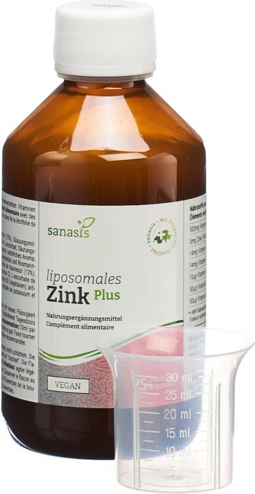 Image du produit Sanasis Zink PLUS liposomal (1 pièce(s), Liquide, 315 g)