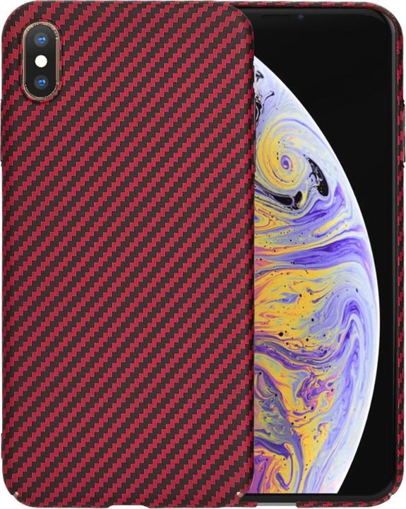Produktbild Techsuit - Carbonite FiberShell - iPhone XS Max - Red (Apple iPhone XS Max)