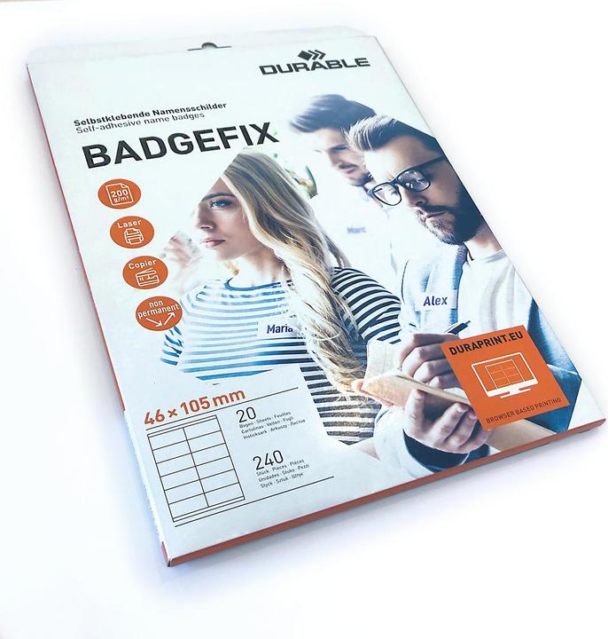 Immagine prodotto Durable BADGEFIX - Etichetta con nome