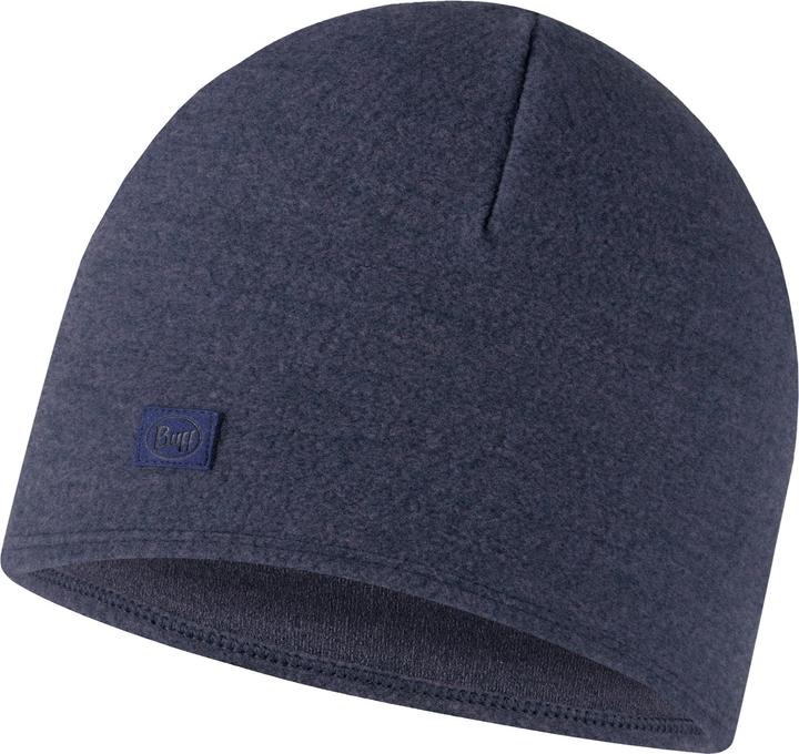 Actual product image Buff Merino Fleece Beanie Navy