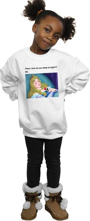 Actual product image Disney Girls Sleeping Beauty Meme Sweatshirt (152, 158)