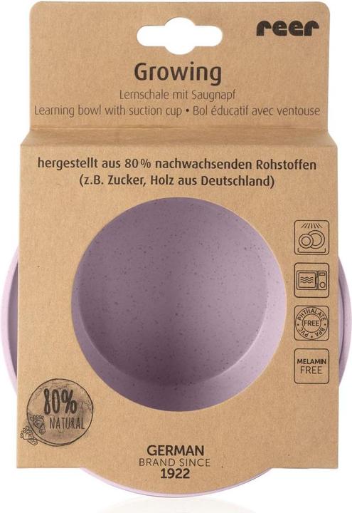 Produktbild Reer Growing Bowl mit Saugnapf rosa
