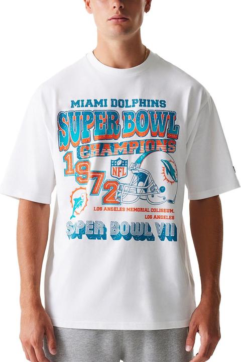 Produktbild New Era NFL Shirt - SUPERBOWL Miami Dolphins weiss - S (S)