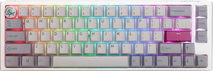 Produktbild Ducky One 3 Mist Grey SF Gaming Tastatur, RGB LED - MX-Red (DE, Kabelgebunden)