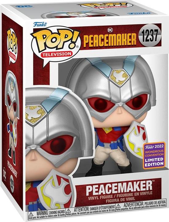 Actual product image Funko POP! DC Comics Peacemaker w/Shield (1237) EXM