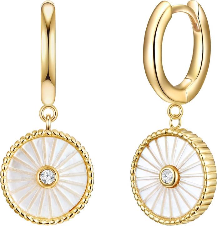 Immagine prodotto Glanzstücke München Donna Argento Cubico Zirconia Madreperla Oro Giallo - 29027 (Argento)