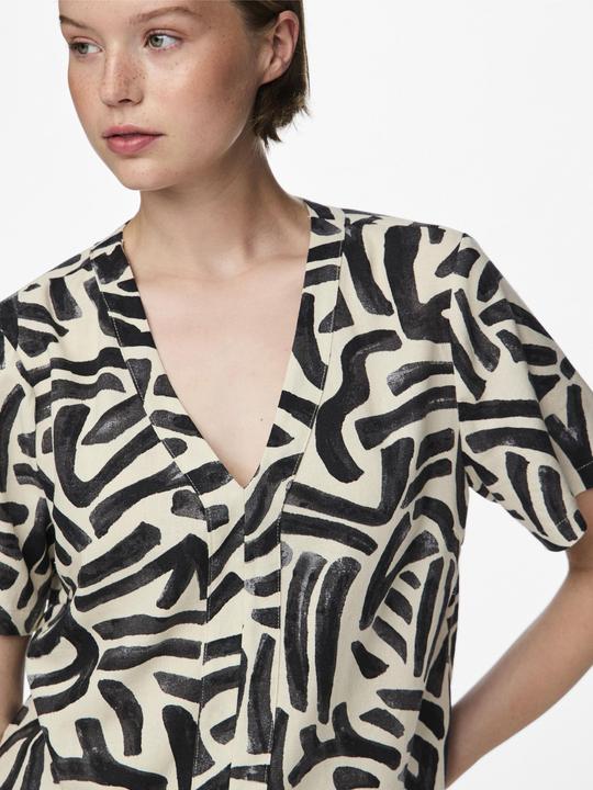 Actual product image Pieces PCARLEM top with short sleeves (M)