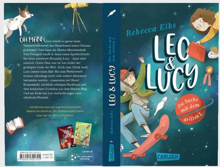 Image du produit Leo und Lucy 1: Die Sache mit dem dritten L (Allemand, Julia Christians, Rebecca Elbs, 2024)
