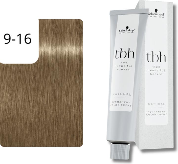 Produktbild Schwarzkopf Professional TBH Haarfarbe (9-16 Extra Hellblond Cendré Schoko)