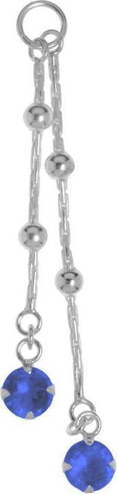 Produktbild Bijouteria Bauchpiercing-Anhänger (Kristall, Silber 925)