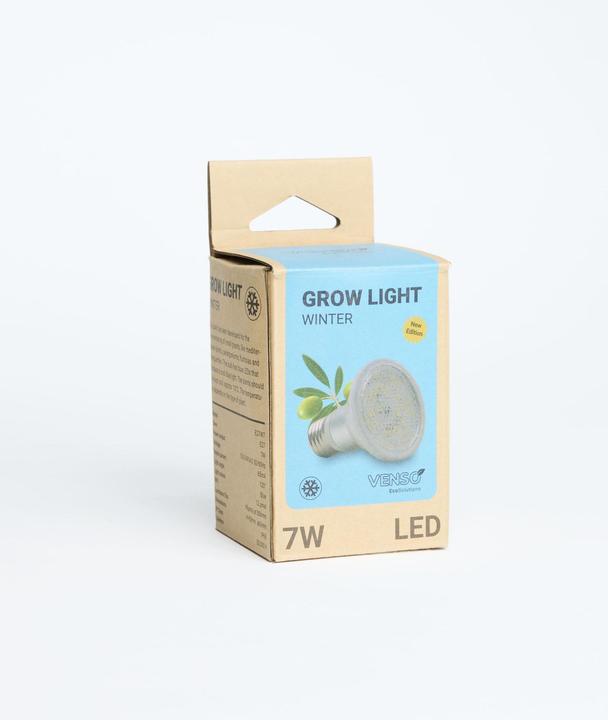 Image du produit Venso EcoSolutions Lampe à plantes E27 "Hiver" 7W 120°, photosynthèse améliorée et formation de chlo (LED)