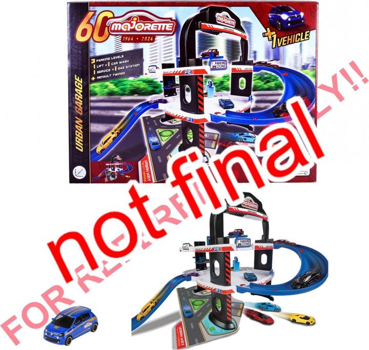 Actual product image Majorette Urban Garage 60 Years Anniversary+1 Car