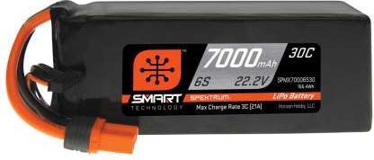 Image du produit Spektrum Batterie LiPo 7000mah 6S 22.2V Smart LiPo 30C, iC5 (22.20 V, 7000 mAh)
