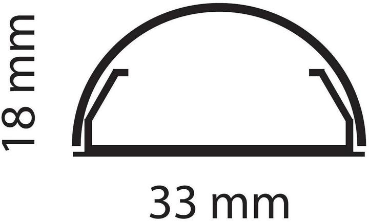 Actual product image Multibrackets Aluminium cable ducts (Duct, 110 cm)
