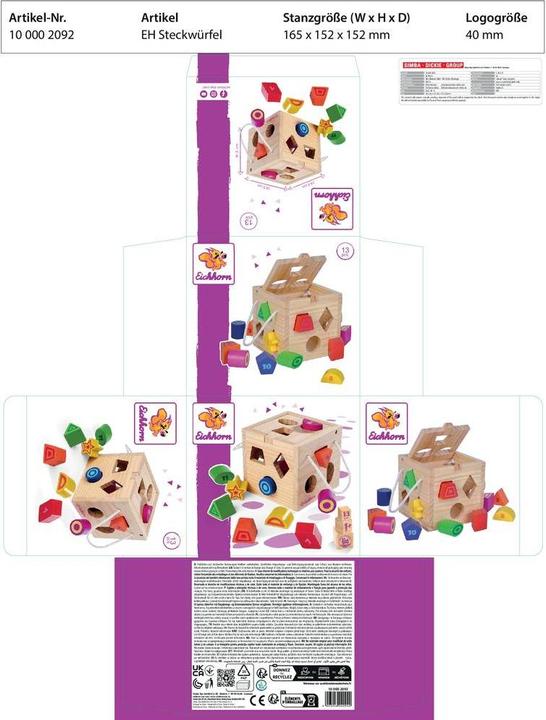 Produktbild Eichhorn Steckwürfel