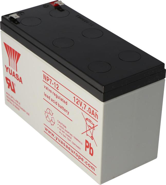 Image du produit Yuasa Akku NP7-12 Akku NPW36-12, mit 4,8mm Kontakten (12 V, 7 Ah)