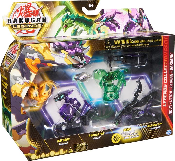 Actual product image Bakugan BTB Legends Collection 4 Pack S5