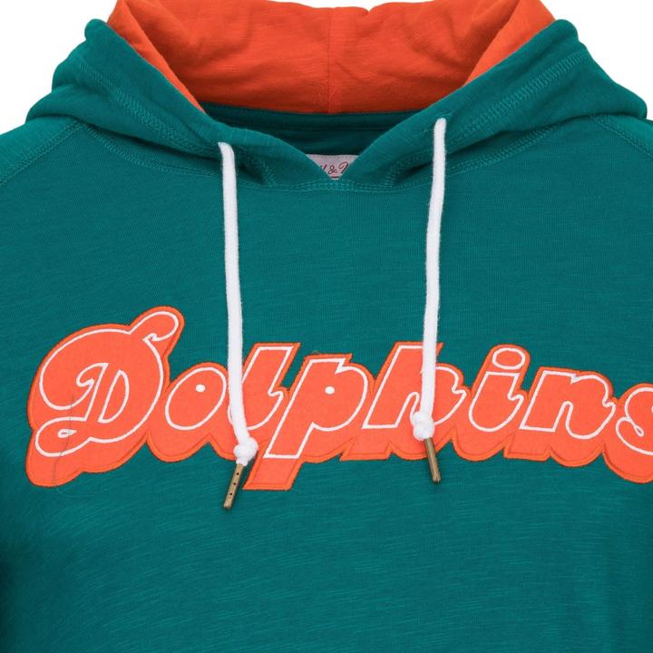 Produktbild Mitchell & Ness Slub Jersey Hoody - Miami Dolphins - XXL (XXL)