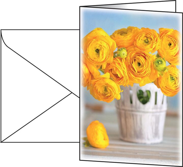 Image du produit Sigel 10 Cartes de voeux Ranunculus DIN A6 (10 pcs)