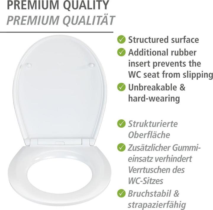 Produktbild Wenko WC-Sitz mit Absenkautomatik Blossom Rollin"Art mehrfarbig