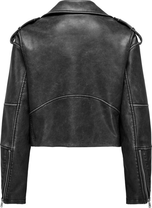 Produktbild Only Bandkragen Ärmelbündchen mit Reissverschluss Bikerjacke Bikerjacke (L)