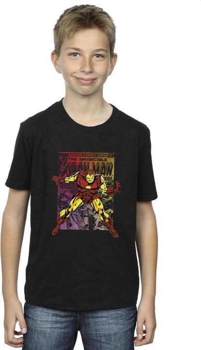 Immagine prodotto Iron Man Gradient Comic Maglietta Ragazzi (152, 158)