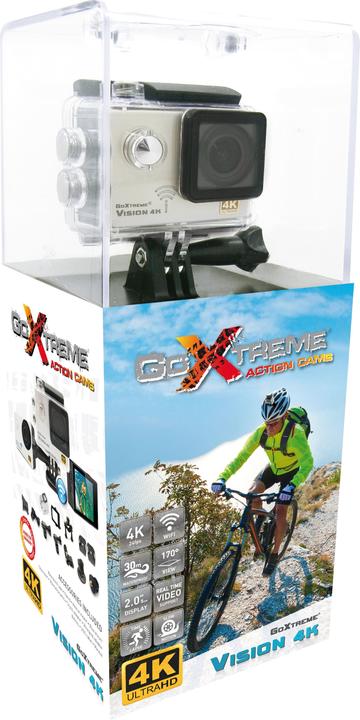 Actual product image Easypix GoXtreme Vision 4K ULTRA HD silver (24p, 4K, Wi-Fi)