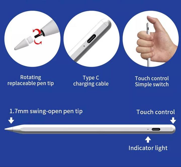 Actual product image PhoneLook Stylus Pen Smart Touch Pencil Bluetooth stylus for iPad models from 2018 onwards