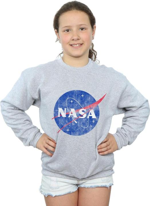 Immagine prodotto Nasa Felpa Logo Effetto Invecchiato Ragazze (128)