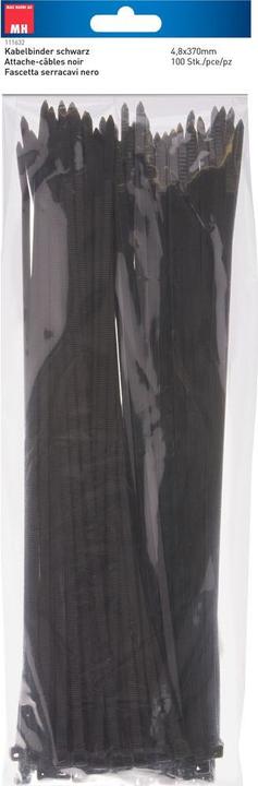 Produktbild Max Hauri Kabelbinder (Kunststoffkabelbinder, 370 mm, 100 Stk.)