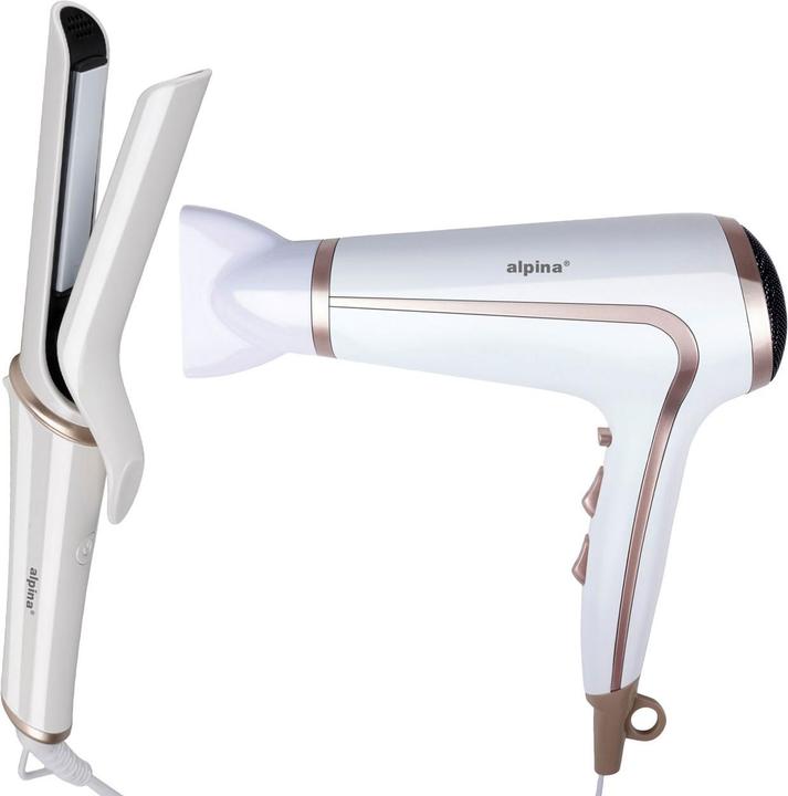 Actual product image alpina Hairdryer and hair straightener set (Straightening iron)