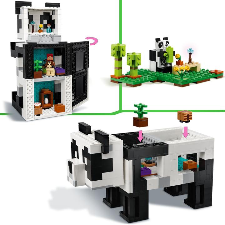 Produktbild LEGO Das Pandahaus (21245, LEGO Minecraft)