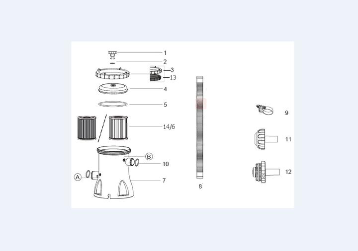 Produktbild Bestway Fast Set Pool Set (Ø 366 x 76 cm)