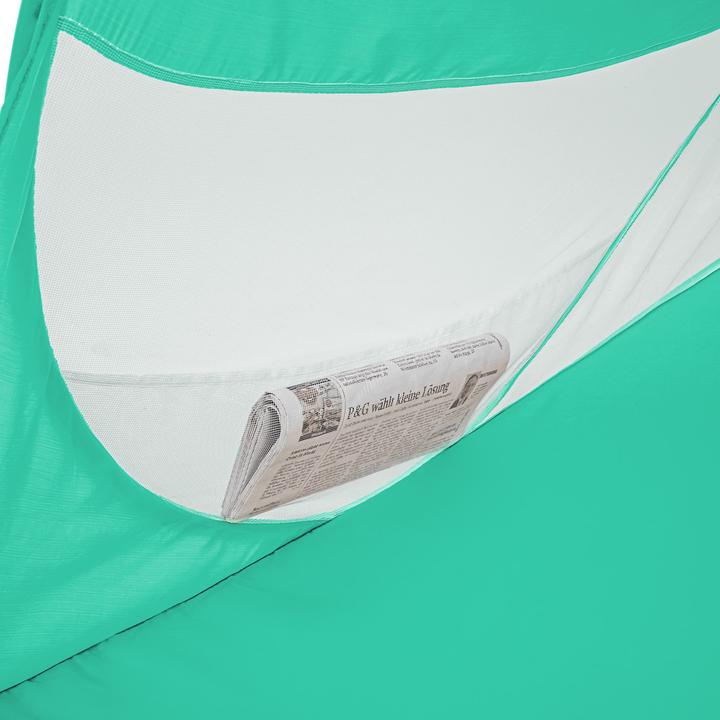 Produktbild tectake Pop-Up Strandmuschel Angelika (Strandzelt + Strandmuschel, 1.20 kg, 2 Personen)