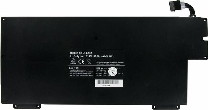 Produktbild AccuCell Akku Macbook Pro 17, A1189, MA458 (9 Zellen, 5800 mAh)