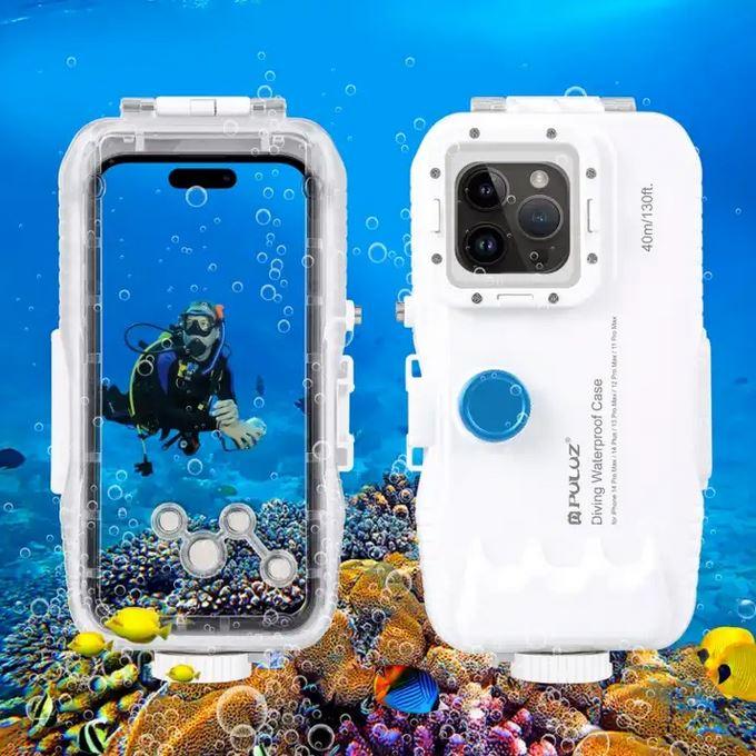 Produktbild PhoneLook Hülle Wasserdichtes Schutzcover PULUZ zum Schnorcheln und Tauchen bis 40M IPX8 Grade s (small) (Apple iPhone 15)