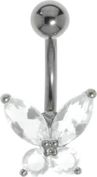 Immagine prodotto Bijouteria Piercing ventre (Titanio, Vetro (di orologio), Ottone rodiato in ottone rodiato)