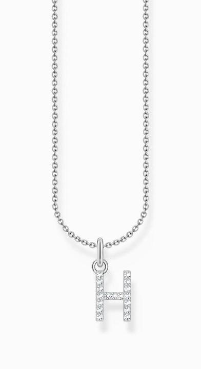 Produktbild Thomas Sabo Kette mit Buchstaben-Anhänger H Silber (925er Silber, 38 - 45 cm)