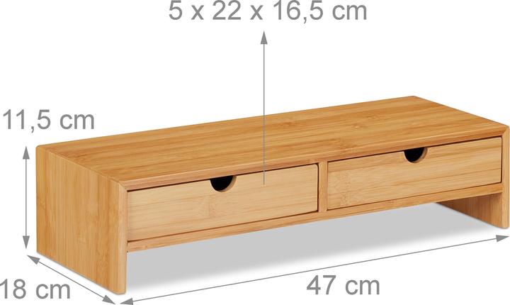 Actual product image Relaxdays Monitorständer