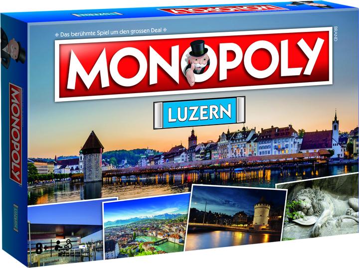 Actual product image Hasbro Monopoly Lucerne (German)