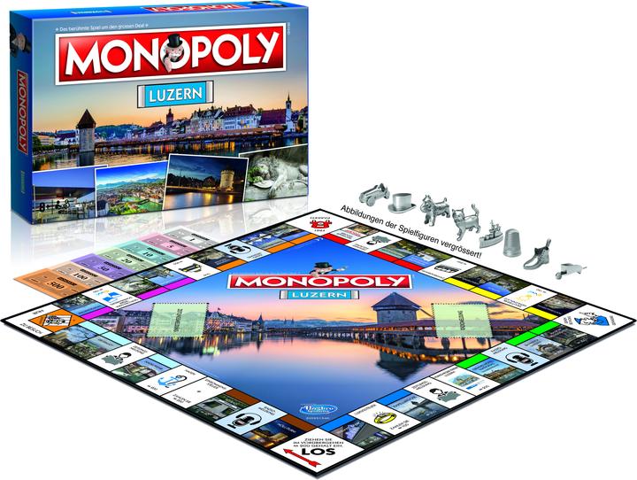 Actual product image Hasbro Monopoly Lucerne (German)