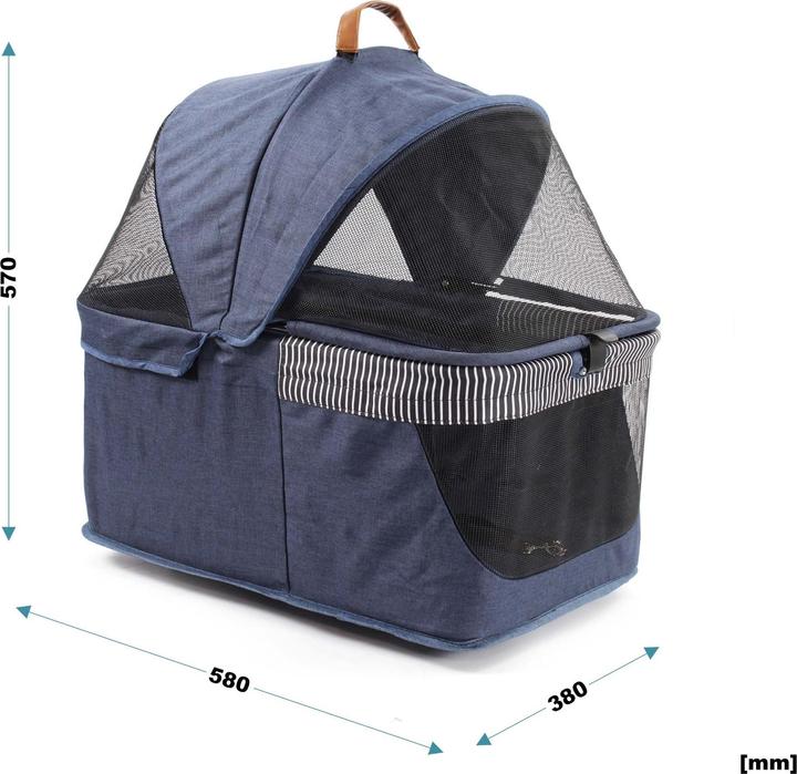 Actual product image Fudajo 2in1 pet stroller (Dog, Foldable, Breathable)