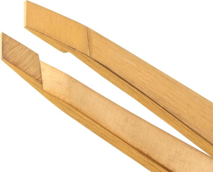 Actual product image Tweezerman Mini Slant Tweezer Gold