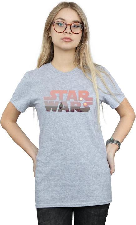 Immagine prodotto Star Wars Maglietta boyfriend con logo Tatooine (S)