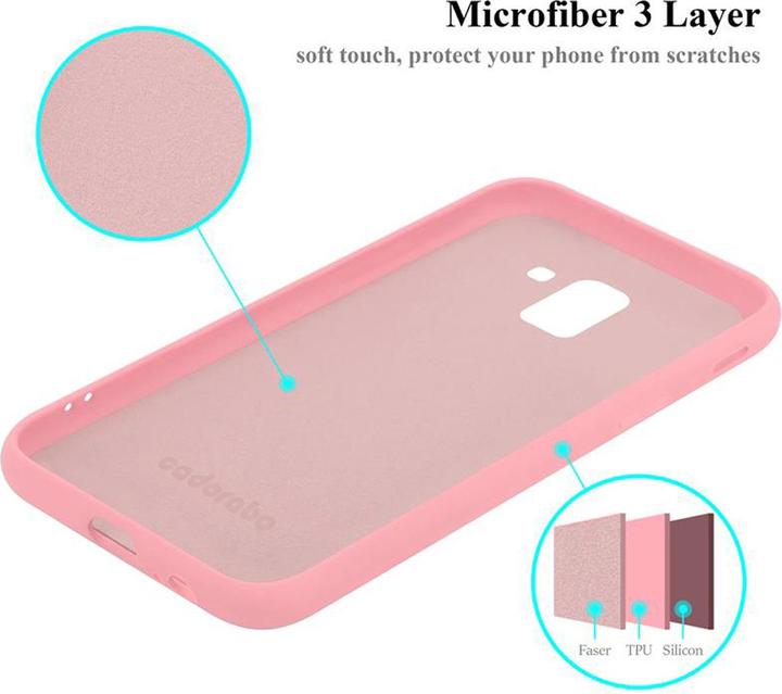 Actual product image Cadorabo TPU Liquid Silicone Case Cover (Samsung Galaxy J6 (2018))