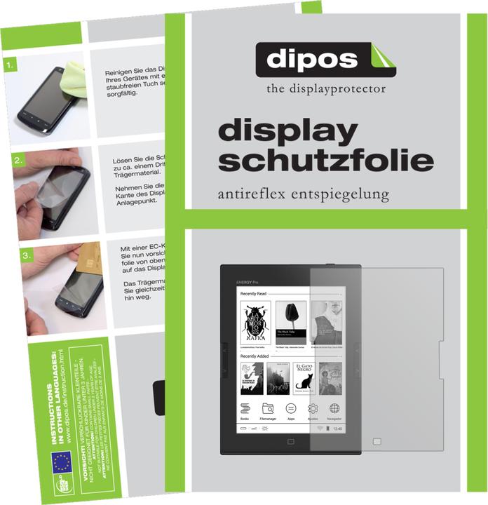 Produktbild Dipos Displayschutzfolie Antireflex (2 Stück, eReader Pro HD)