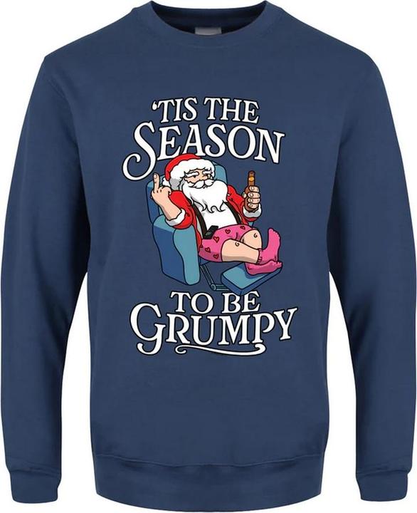 Grindstore 'Tis The Season To Be Grumpy Weihnachtspullover (L)