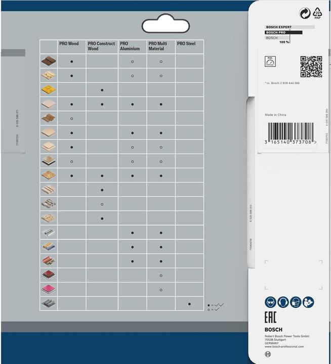Productafbeelding Bosch Professional Zubehör Cirkelzaagblad Optiline Wood