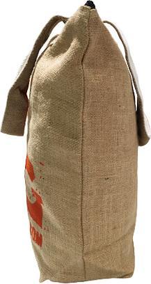 Produktbild Bekos Grosser Jute-Shopper "My Bag" orange